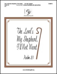 The Lord's My Shepherd, I'll Not Want Handbell sheet music cover Thumbnail